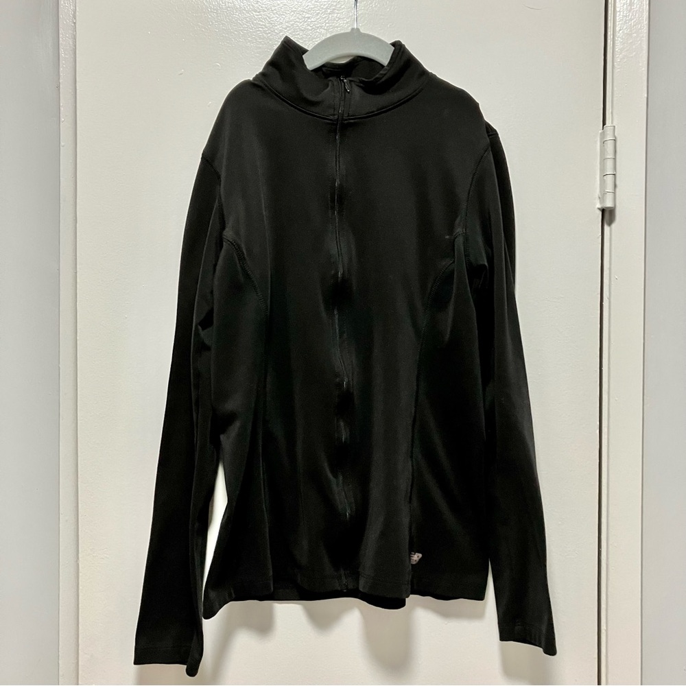 New Balance Women’s Black Athletic Zip Up Light Jacket - Small
